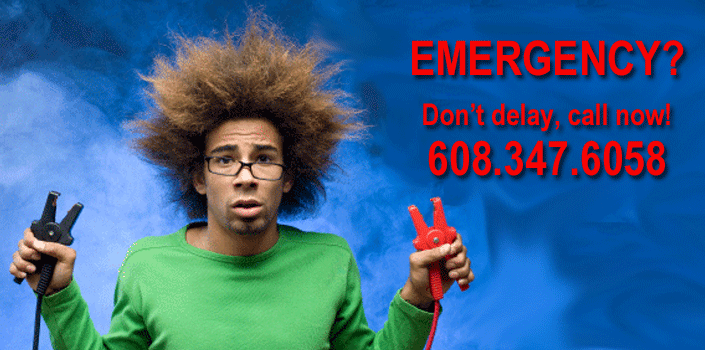 Outdoor image of a house with lighted landscape. Quote - Indoor and out, EF Electric will light up your world.